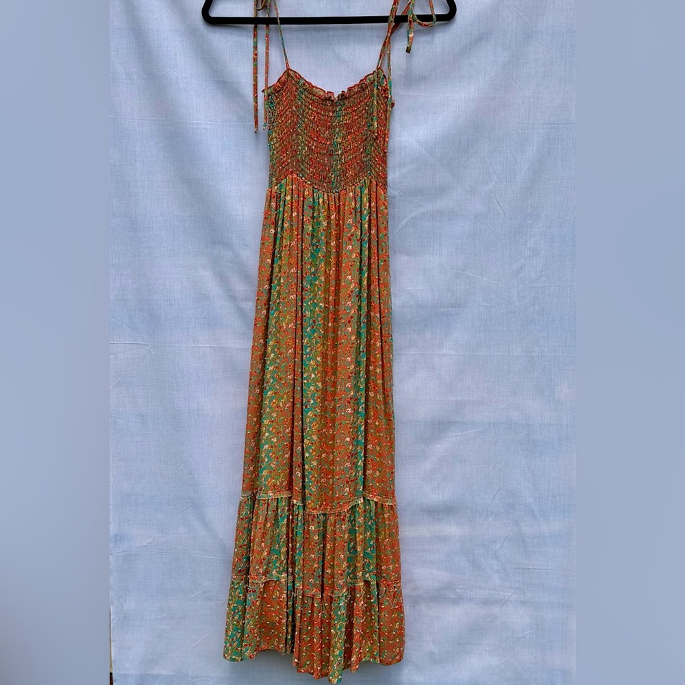 Planet Blue Life boho/beach floral sundress